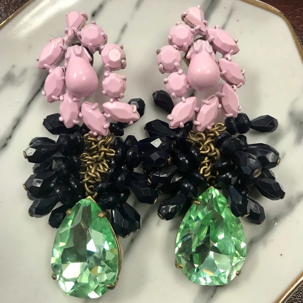 J. Crew “Neon Kiwi” earrings - Picture 1 of 4